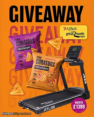 Prize image for Win a Body Power TITAN Atlas Treadmill and a Year’s Supply of High Fibre Protein Chips