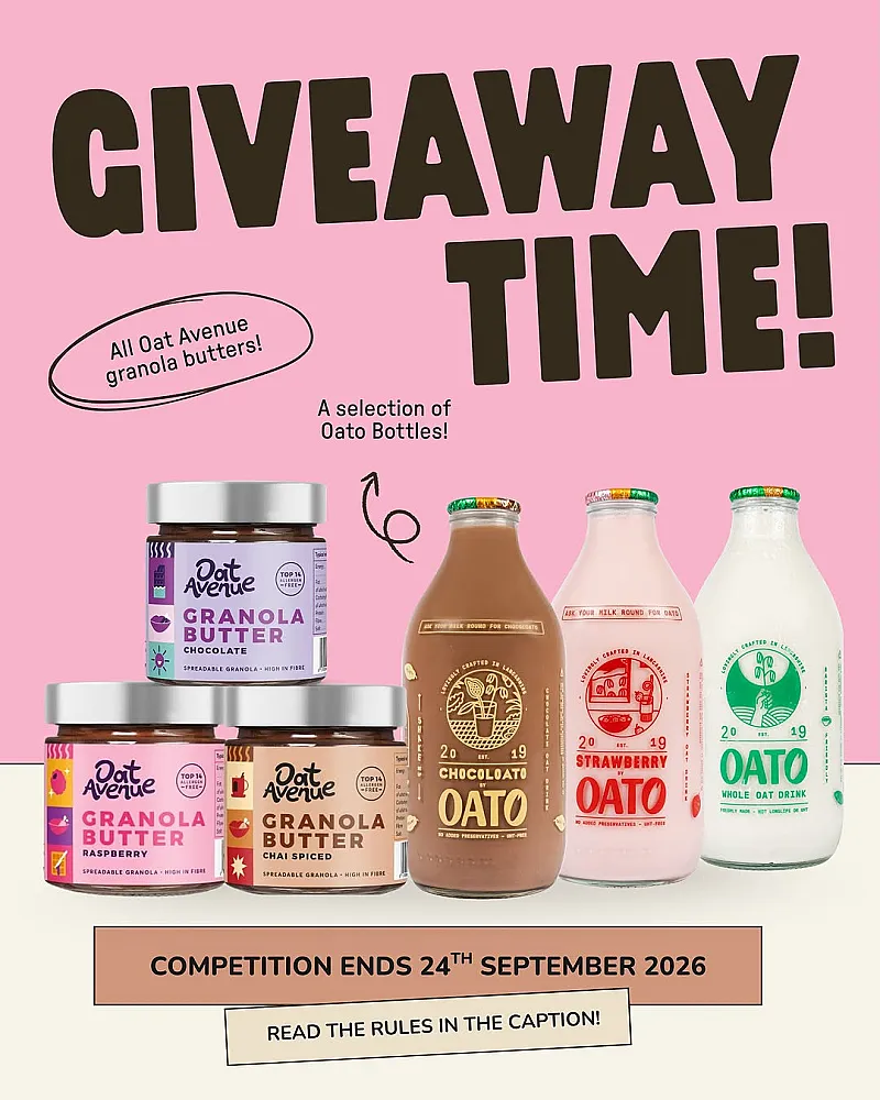 Win All Oat Avenue Granola Butters and 8 Oato Fresh Bottles