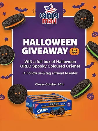 Prize image for Win a FULL BOX of Halloween OREO Spooky Coloured Crème Cookies