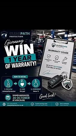 Win a Year of Vehicle Warranty