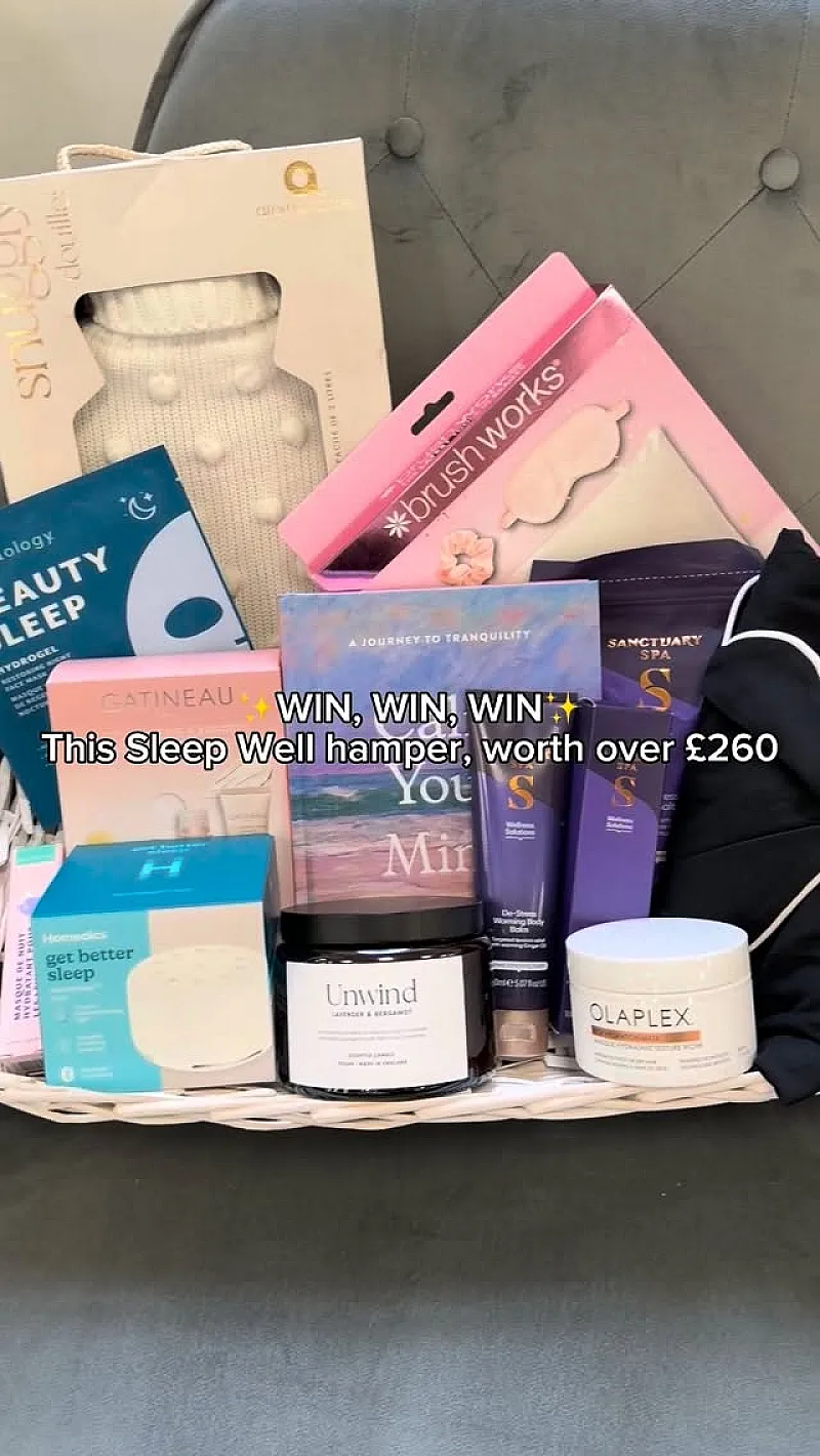 Win a Sleep Well hamper worth over £260
