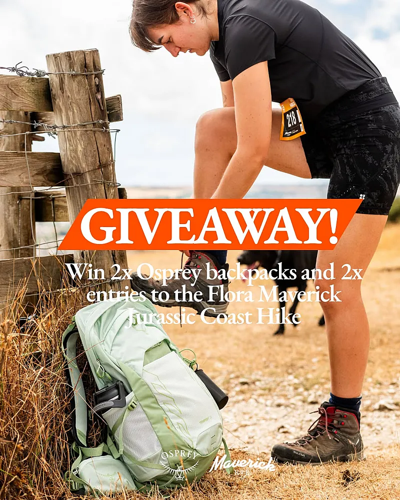 Win Entries to the Jurassic Coast Hike and Osprey Backpacks