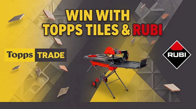 Win a RUBI DT250 110v Tile Cutter Worth Over £1,000