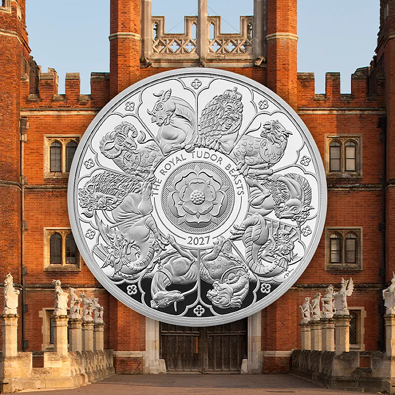 Win The Royal Tudor Beasts 2027 UK £5 Brilliant Uncirculated Coin