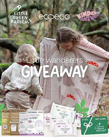 Prize image for Win £150 Little Green Radicals Gift Card, Ecoskin Bundle, Kinder by Nature Bundle