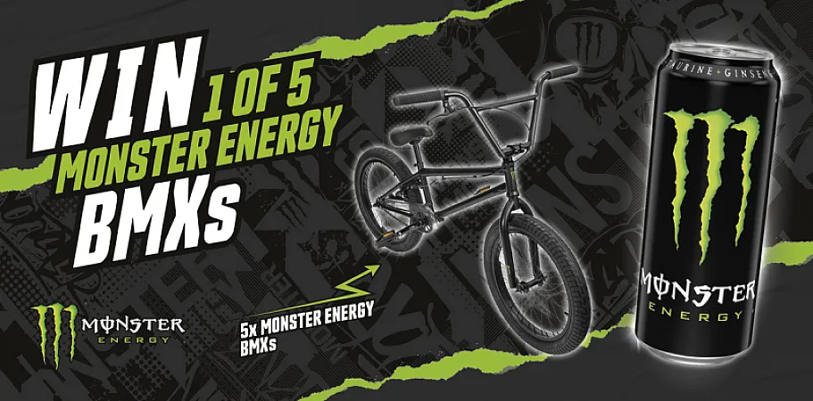 Win 1 of 5 Monster Energy BMX bikes