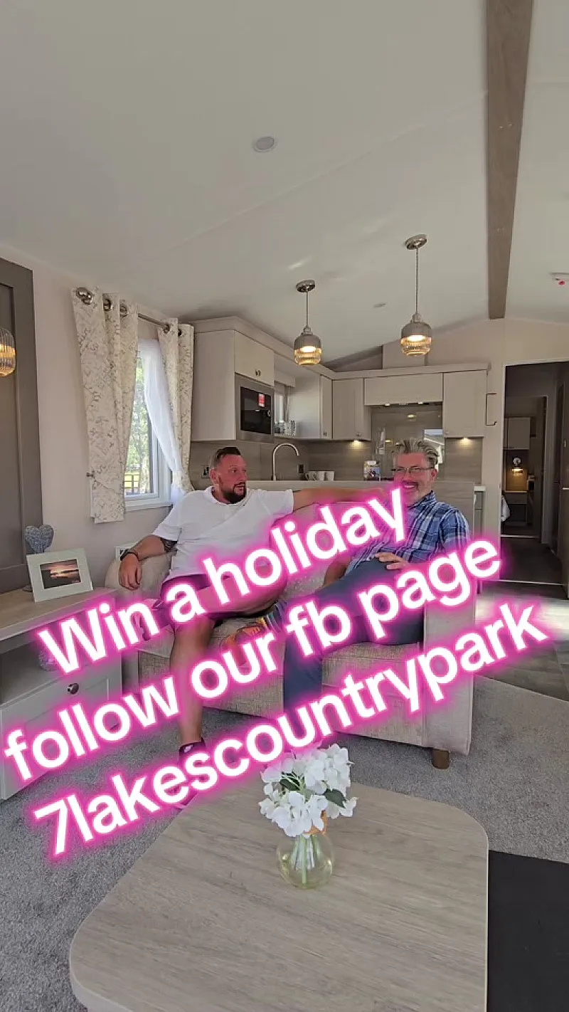 Win a FREE holiday here at Unity Seven Lakes Lincolnshire
