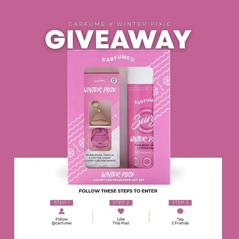 Win our best selling Winter Pixie Carfume Gift Set