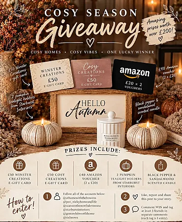 Prize image for Win a Cosy Creations Gift Card Bundle