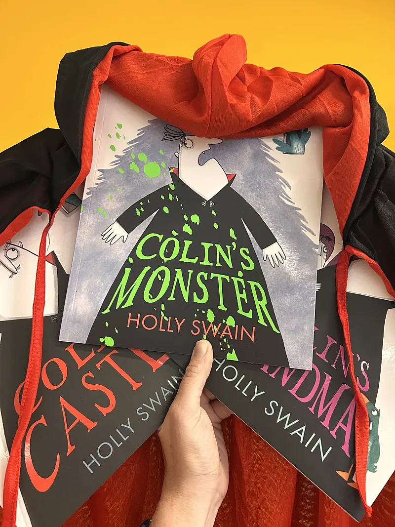Win all three Colin and Duck books plus a fang-tastic vampire costume
