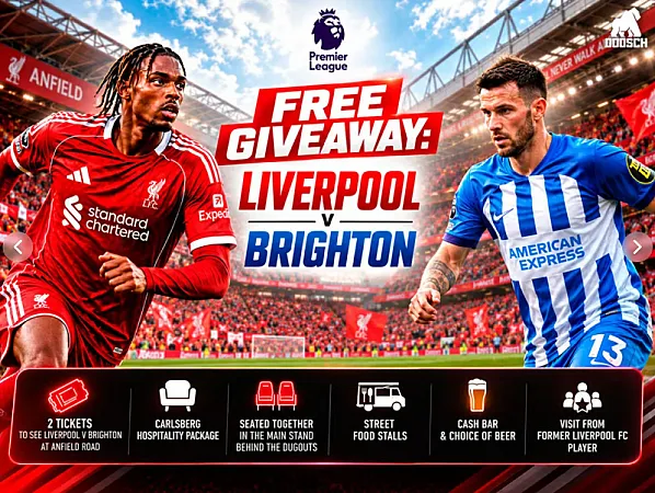 Prize image for Win Tickets to Liverpool v Brighton