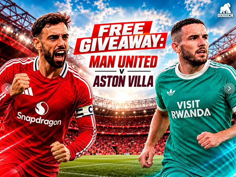 Win Tickets and a Hotel Stay for Manchester United vs Aston Villa