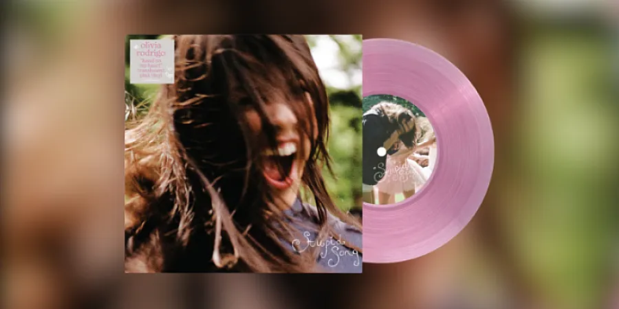 Prize image for Win Olivia Rodrigo's 'Stupid Song' on Translucent Pink 7 Inch Vinyl