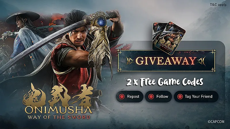 Win 1 of 2 Onimusha: Way of the Sword Game Keys