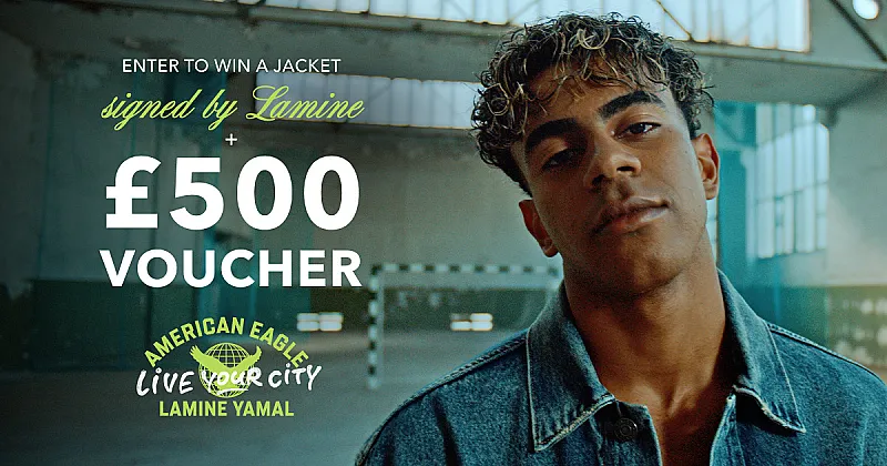 Win a Denim Jacket signed by Lamine Yamal and a £500 American Eagle voucher