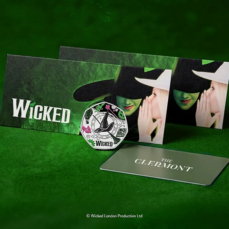Win a London Theatre Break + Silver Proof Colour Edition Wicked UK Coin