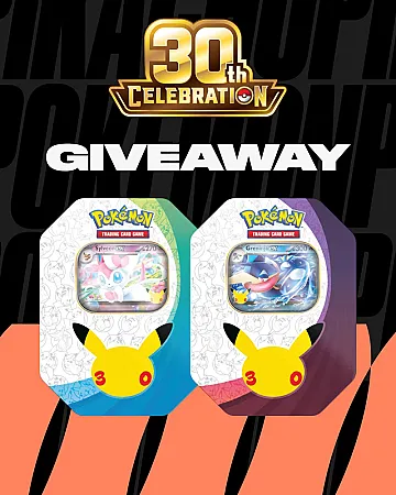 Prize image for Win Greninja ex & Sylveon ex Tins