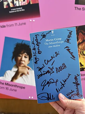 Prize image for Win a signed The Misanthrope script