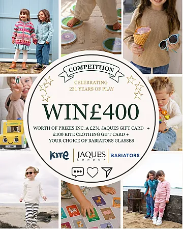 Prize image for Win a £231 Jaques of London Gift Card, a £100 Kite Clothing Gift Card and a Choice of Babiators Glasses