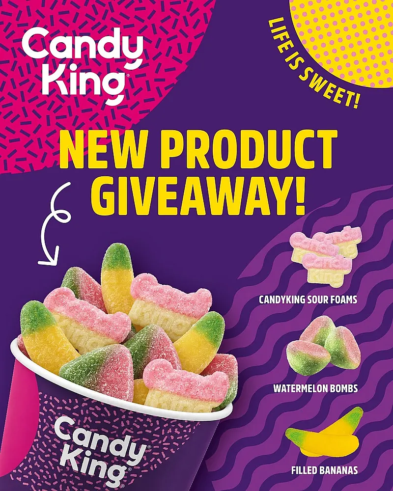 Win some Candy King Sweets