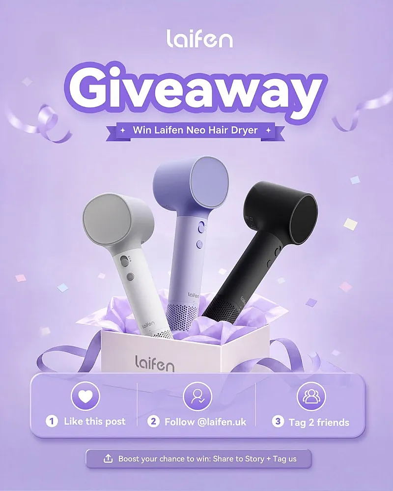 Win the Brand-New Laifen Neo High-Speed Hair Dryer