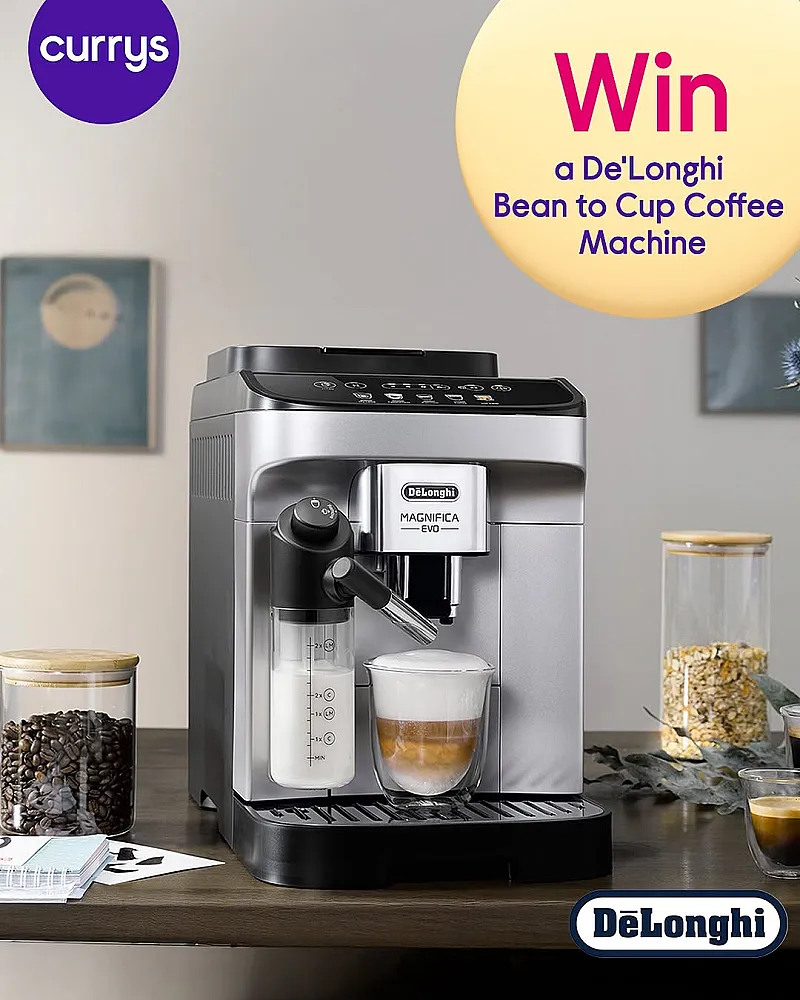 Win a De’Longhi coffee machine from Currys