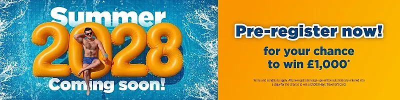 Win £1,000 Hays Travel Gift Card