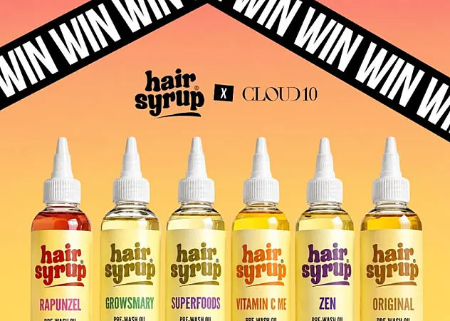 Win the full Hair Syrup viral pre-wash treatment range