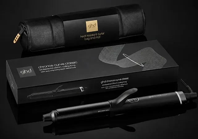 Win the ghd Chronos Curve Classic 26mm Tong + Heat Resistant Bag & Mat