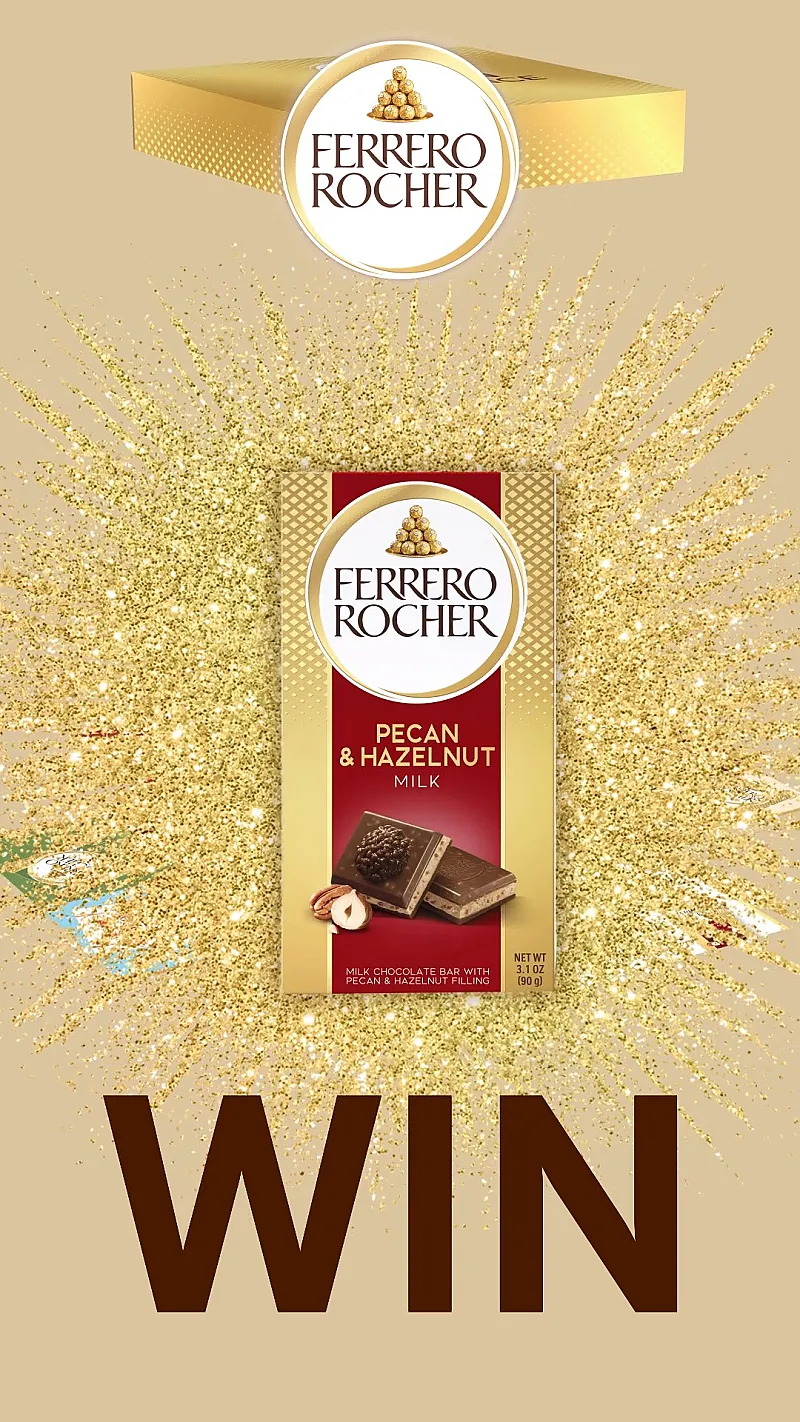 Win 1 of 15 Boxes of Ferrero Chocolate Bars!