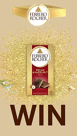 Prize image for Win 1 of 15 Boxes of Ferrero Chocolate Bars!