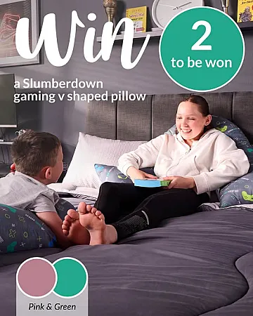 Prize image for Win 1 of 2 Slumberdown Gaming V-Shaped Pillows!