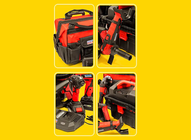 Win a bundle of cordless power tools from Sealey