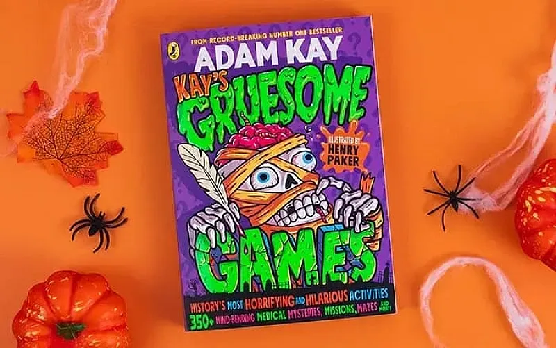 Win a Spooky Signed Copy of Kay's Gruesome Games