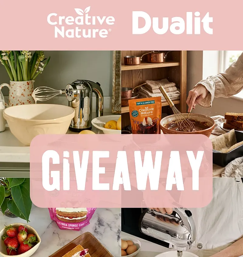 Win a Creative Nature Baking Bundle & a Dualit Hand Mixer
