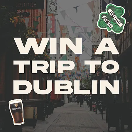 Prize image for Win a Trip to Dublin for 2 Nights