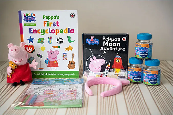 Prize image for Win Peppa Pig toys, books and kids vitamins