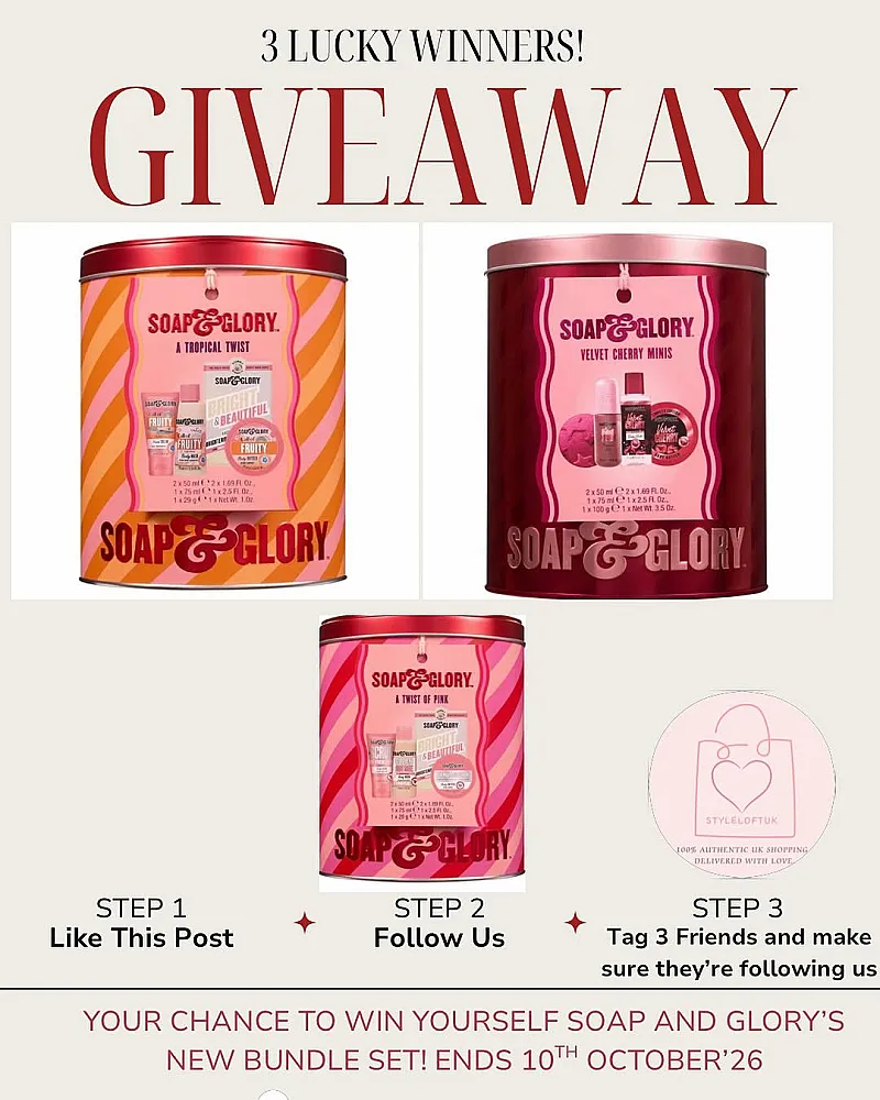 Win a gorgeous Soap & Glory Body Set