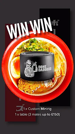 Prize image for Win a Minirig Limited Edition Speaker & £150 Bone Daddies Voucher