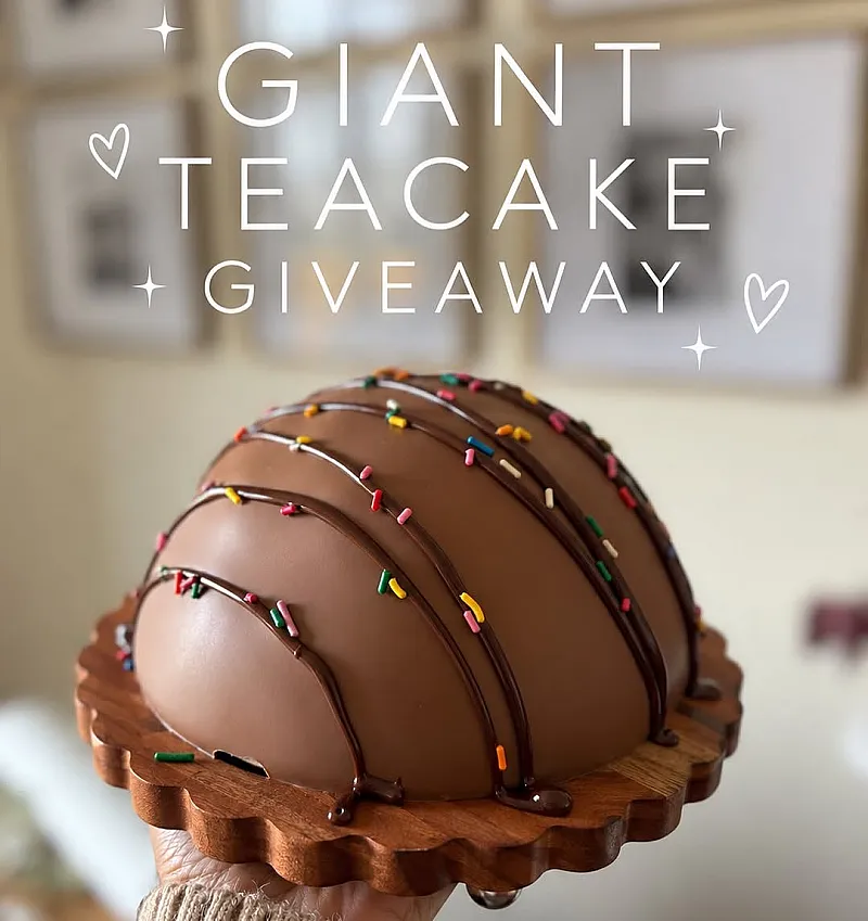Win a Customised Giant Teacake