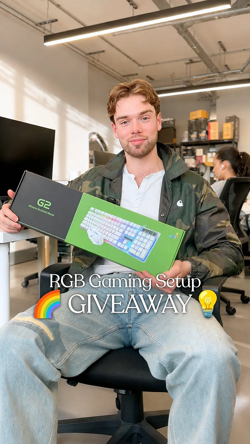 Win a RGB Keyboard & Mouse Set from Aliexpress
