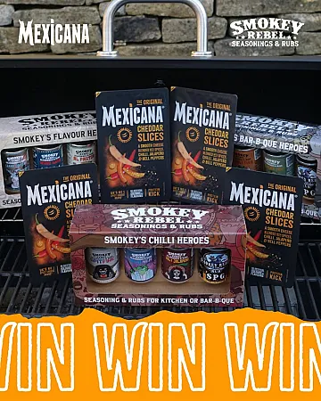 Prize image for Win Mexicana Cheddar Slices and Smokey Rebel Seasonings