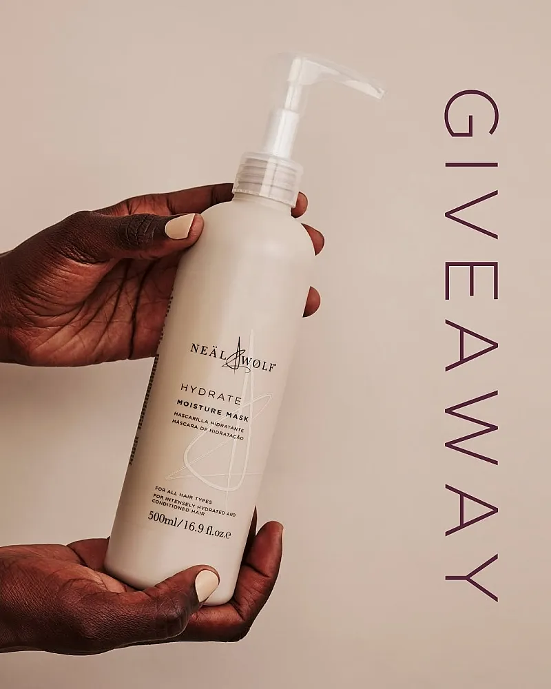 Win a Neal and Wolf HYDRATE Moisture Mask (500ml)