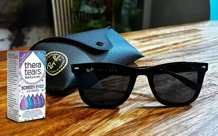 Win Ray-Ban Sunglasses and TheraTears Screen Eyes