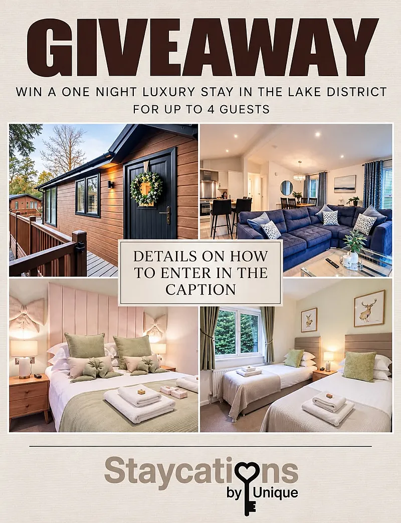 Win a one night stay at Unique Luxury Lodge in the Lake District
