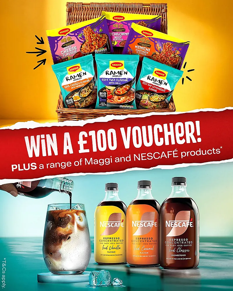 Win a MAGGI and NESCAF Espresso Concentrated Bundle plus a £100 Amazon Voucher