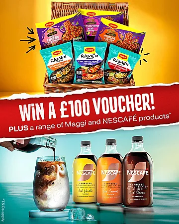 Prize image for Win a MAGGI and NESCAF Espresso Concentrated Bundle plus a £100 Amazon Voucher