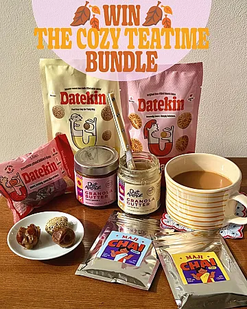 Prize image for Win Cozy Teatime Bundle with Sukkari Dates, Chai & Granola Butter