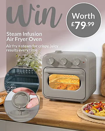 Prize image for Win a NEW IN 16L Steam Infusion Air Fryer Oven