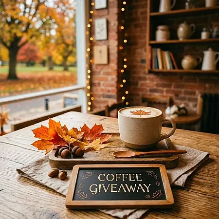 Prize image for Win a £10 Coffee Gift Card